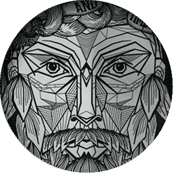 * black and white art prints havamal *